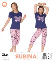 Жіноча піжама з бриджами Rubina Secret Туреччина art. 4749 4749 фото
