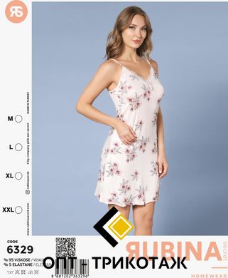 Жіноча нічна сорочка із віскози Rubina Secret art. 6329 6329 фото